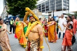 bonalu festivities in London, London, over 800 nris participate in bonalu festivities in london organized by telangana community, Handloom weavers