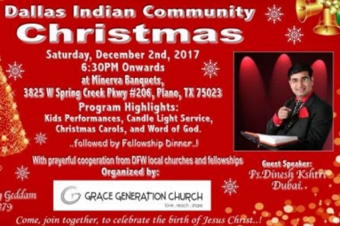 Dallas Indain Community Christmas Celebration