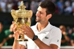 Novak Djokovic Beats Roger Federer, Wimbledon title winner, novak djokovic beats roger federer to win fifth wimbledon title in longest ever final, Roger federer
