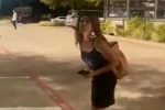 Racist Attack In Texas video, Racist Attack In Texas breaking news, racist attack in texas woman arrested, Indian american
