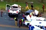 Texas Road accident breaking, Texas Road accident news, texas road accident six telugu people dead, Accident