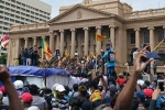 Sri Lanka for petrol, Sri Lanka Crisis latest, sri lanka crisis protestors break into pm s office, Sri lanka